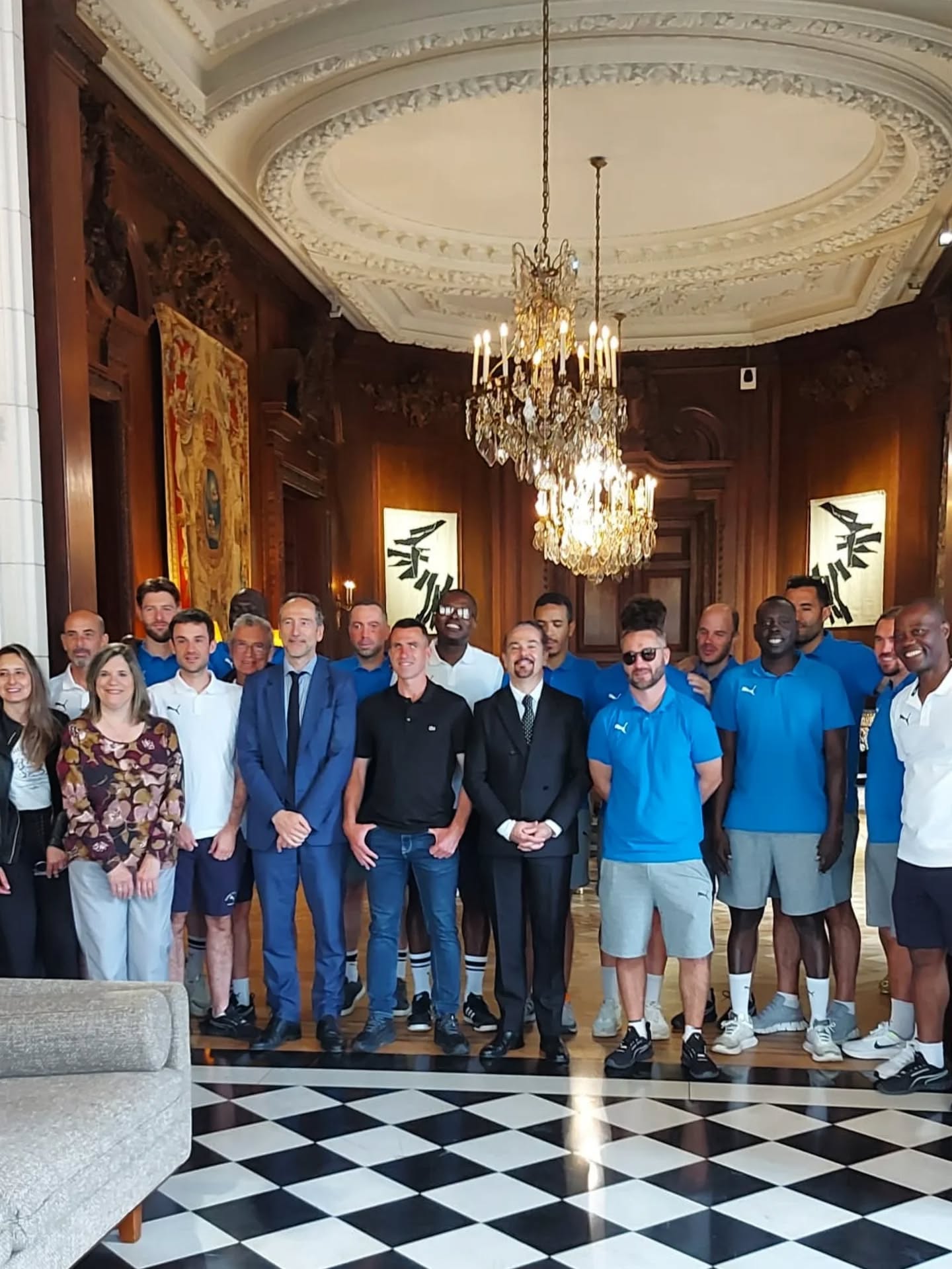 🇫🇷⚽ Encuentro con el equipo francés de cécifoot en la Embajada de Francia en Argentina 🇦🇷 Hoy...